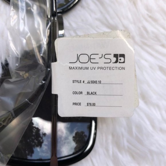 Joe's Jeans Sunglasses NWT Oversized 57mm Square UV Trendy Vacation Gift bday - Picture 10 of 12